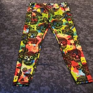 Constantly Varied Gear Tie Dye Skull Leggings